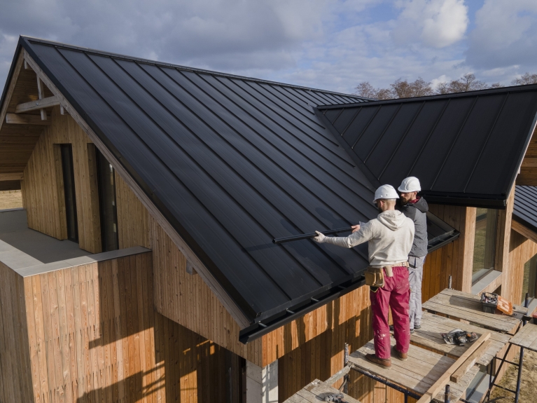 A Black Metal Roof Is Also An Option
